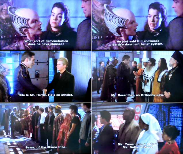 Babylon 5 s1 ep5 The Parliament of Dreams Selected Screencaps.